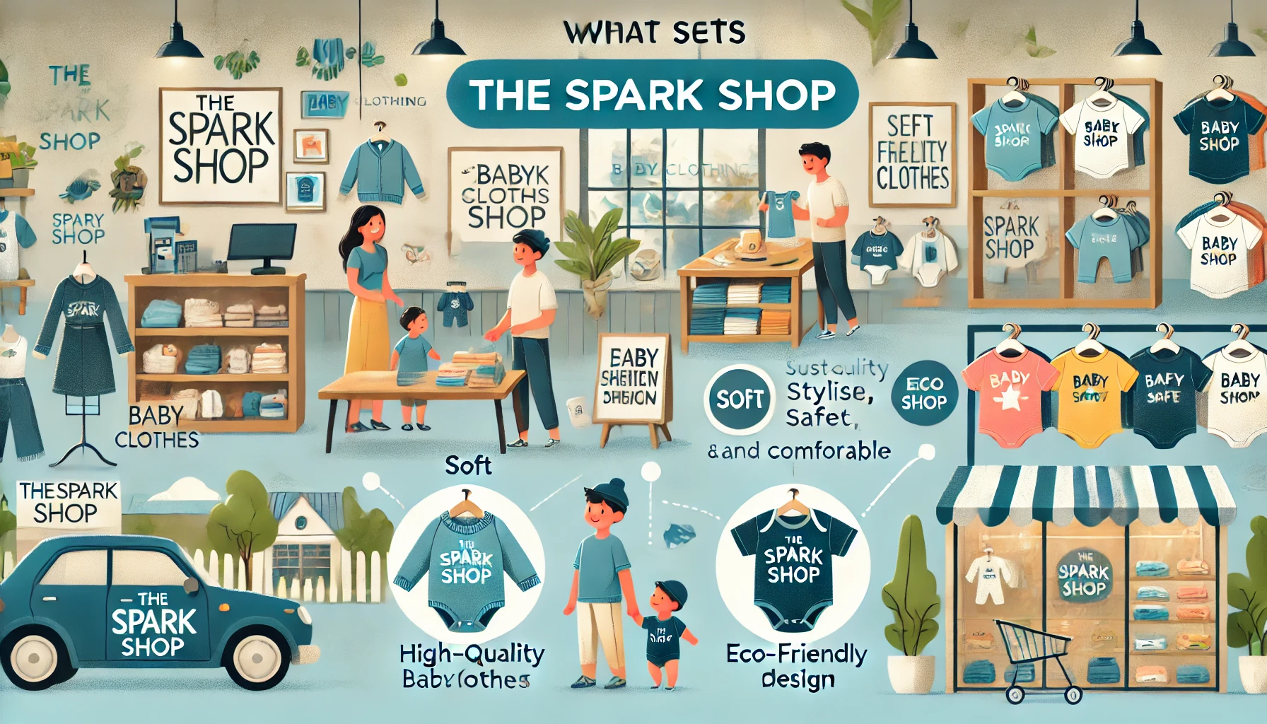 What Sets TheSpark Shop Apart? thespark shop kids clothes for baby boy & girl